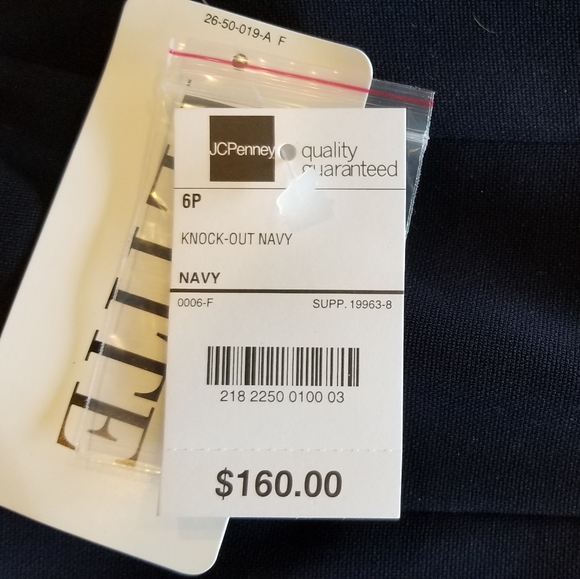 NEW! Worthington Knock Out Navy Blazer 6P. - Picture 4 of 7